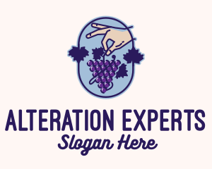 Grape Vine Harvest  logo design