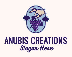 Grape Vine Harvest  logo design