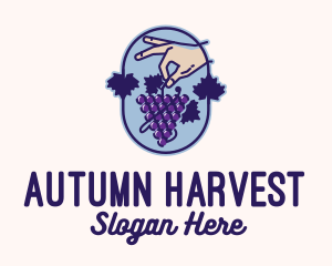 Grape Vine Harvest  logo design