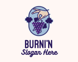 Grape Vine Harvest  logo design