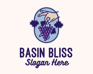 Grape Vine Harvest  logo design