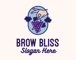 Grape Vine Harvest  logo design