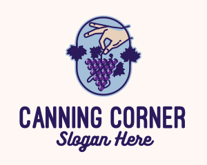 Grape Vine Harvest  logo design