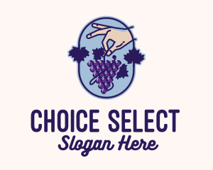 Grape Vine Harvest  logo design