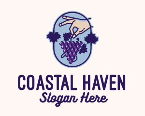 Grape Vine Harvest  logo design