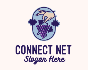 Grape Vine Harvest  logo design