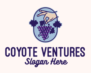 Grape Vine Harvest  logo design