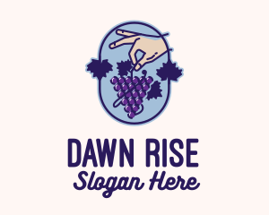 Grape Vine Harvest  logo design