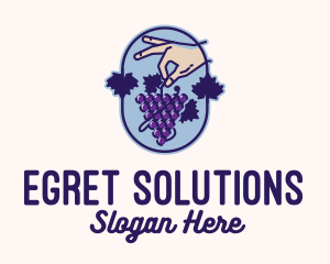 Grape Vine Harvest  logo design