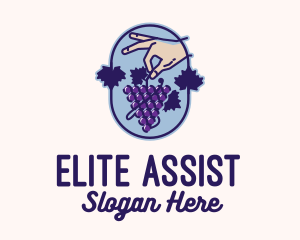 Grape Vine Harvest  logo design