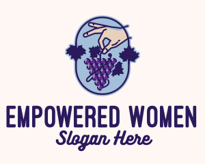 Grape Vine Harvest  logo design