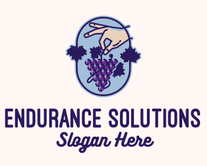 Grape Vine Harvest  logo design