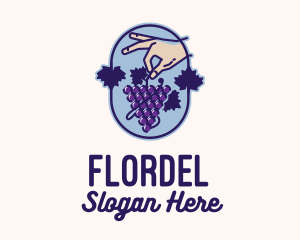 Grape Vine Harvest  logo design