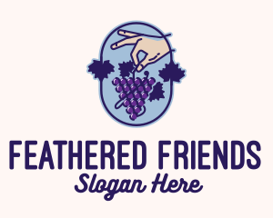 Grape Vine Harvest  logo design