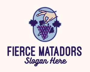 Grape Vine Harvest  logo design