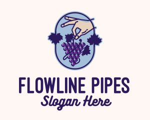 Grape Vine Harvest  logo design