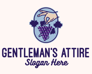 Grape Vine Harvest  logo design