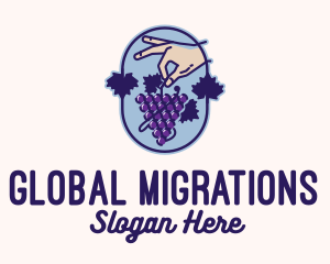 Grape Vine Harvest  logo design