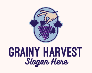 Grape Vine Harvest  logo design