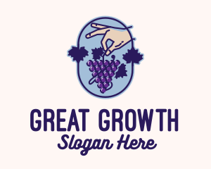 Grape Vine Harvest  logo design