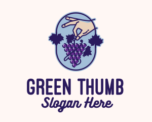 Grower - Grape Vine Harvest logo design