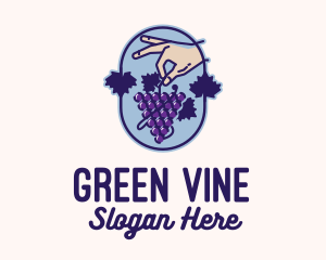 Vine - Grape Vine Harvest logo design