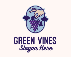 Grape Vine Harvest  logo design