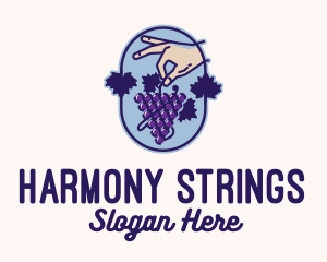 Grape Vine Harvest  logo design