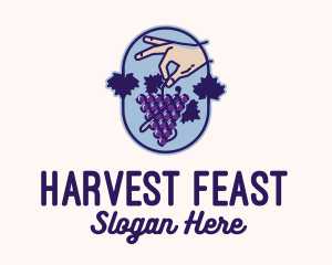 Grape Vine Harvest  logo design