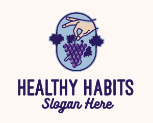 Grape Vine Harvest  logo design