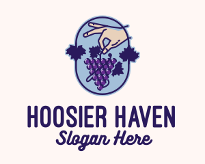 Grape Vine Harvest  logo design