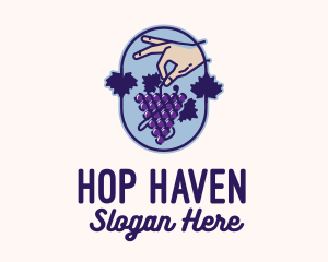 Grape Vine Harvest  logo design