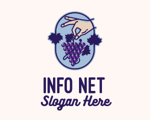 Grape Vine Harvest  logo design