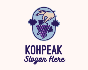 Grape Vine Harvest  logo design