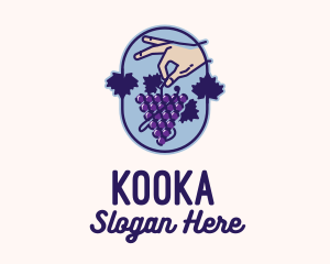 Grape Vine Harvest  logo design