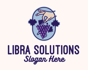 Grape Vine Harvest  logo design