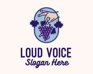 Grape Vine Harvest  logo design