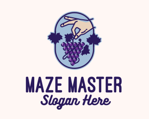 Grape Vine Harvest  logo design