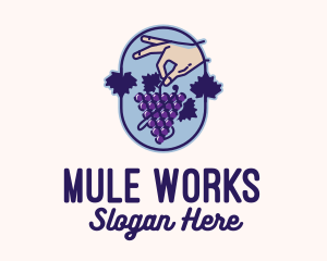 Grape Vine Harvest  logo design