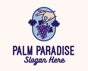 Grape Vine Harvest  logo design