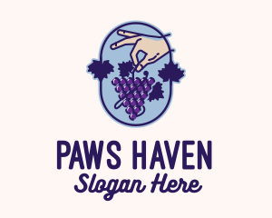 Grape Vine Harvest  logo design