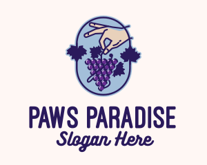 Grape Vine Harvest  logo design