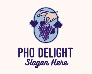 Grape Vine Harvest  logo design