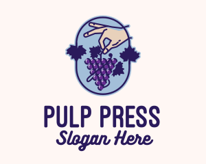 Grape Vine Harvest  logo design