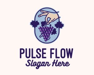 Grape Vine Harvest  logo design