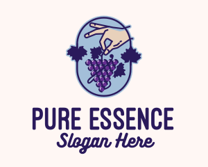 Grape Vine Harvest  logo design