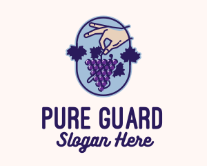 Grape Vine Harvest  logo design