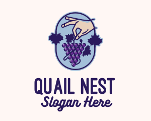 Grape Vine Harvest  logo design