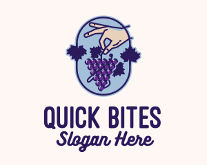 Grape Vine Harvest  logo design