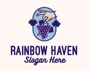 Grape Vine Harvest  logo design